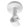 Wspornik do karnisza 19 mm sufitowy pojedynczy biały mat 80 mm INSPIRE