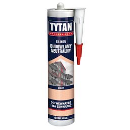 Silikon budowlany neutralny 280 ml Szary Tytan