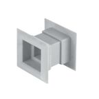 Tuleja wentylacyjna do drzwi 45 x 45 mm Biała AWENTA