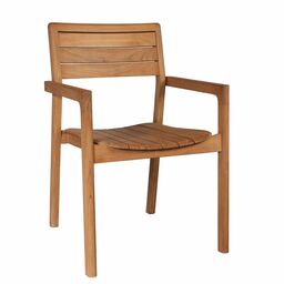 Krzesło ogrodowe Aurora drewniane teak Naterial