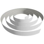 Taśma obrzeżowa Z KLEJEM TERMOTOPLIWYM biały gładki 21 mm FOLMAG