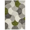 Dywan DAISY szary i zielony 80 x 150 cm wys. runa 13 mm MULTI-DECOR