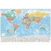 Plakat WORLD MAP FLAGS 91.5 x 61 cm